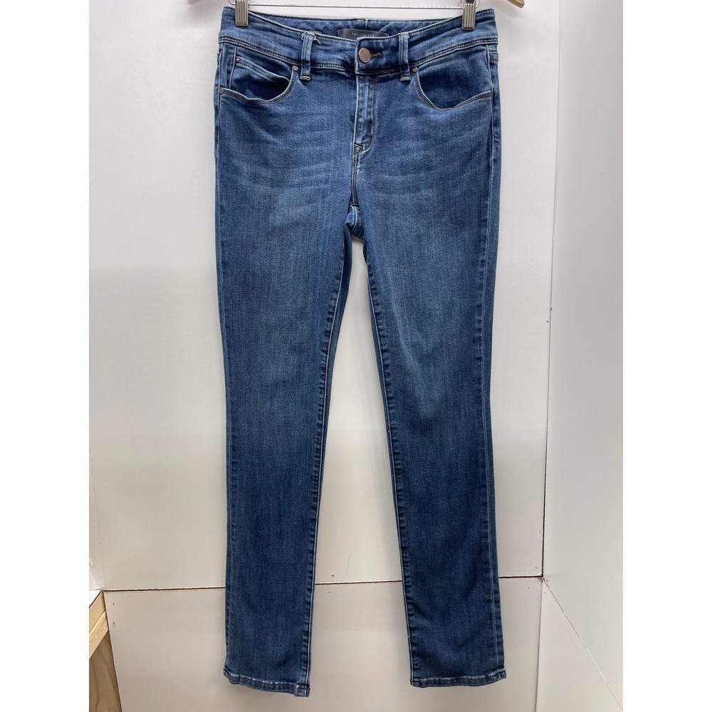 The Limited Curvy Straight Leg Jeans Medium Wash Blue Denim Size 6R